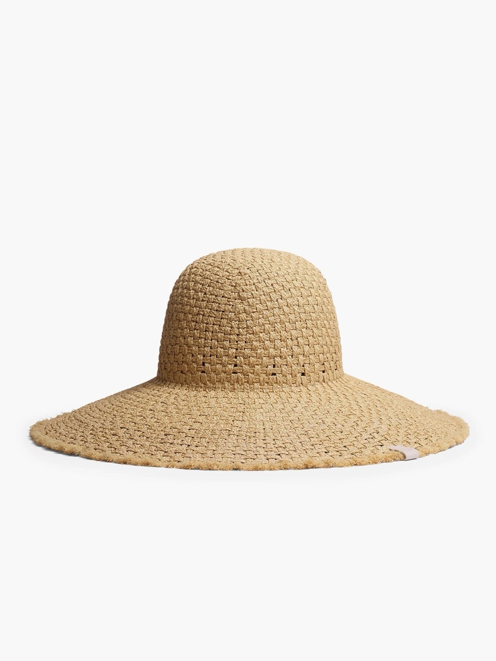 RAG & BONE ELLA Straw Wide-Brim Sun Hat - Natural